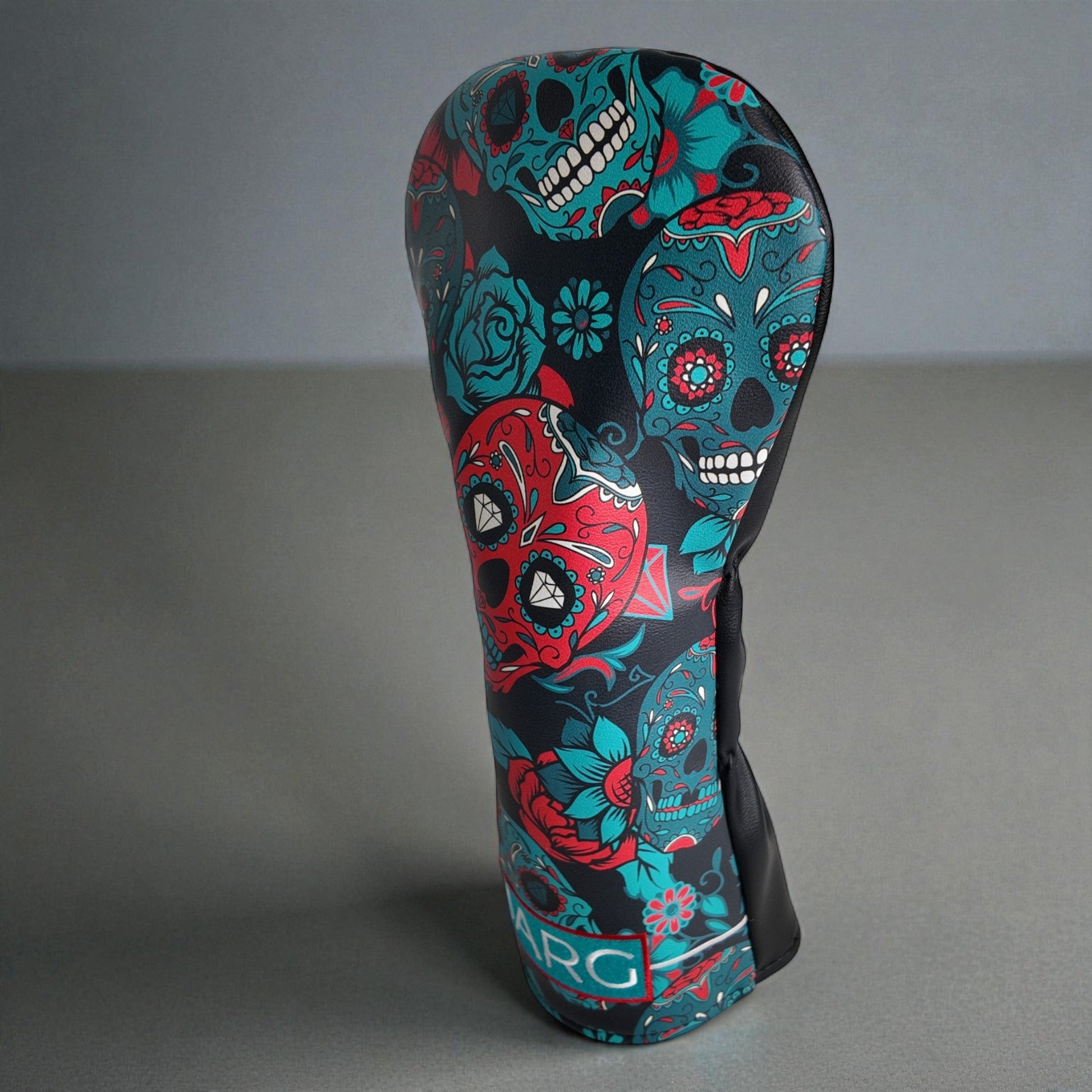 Premium Driver Headcover - Blue Sugar Skulls - HARG Golf