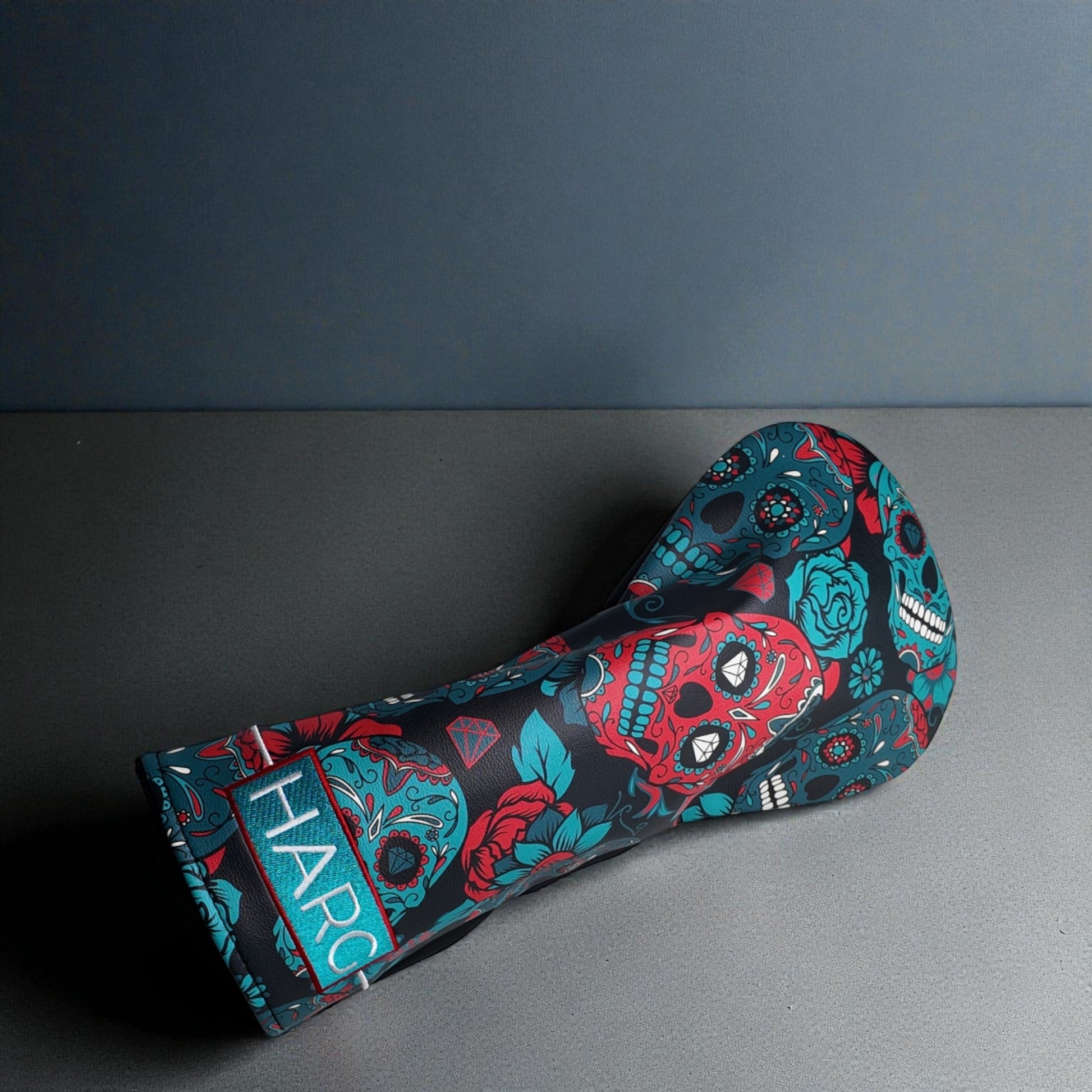 Premium Driver Headcover - Blue Sugar Skulls - HARG Golf