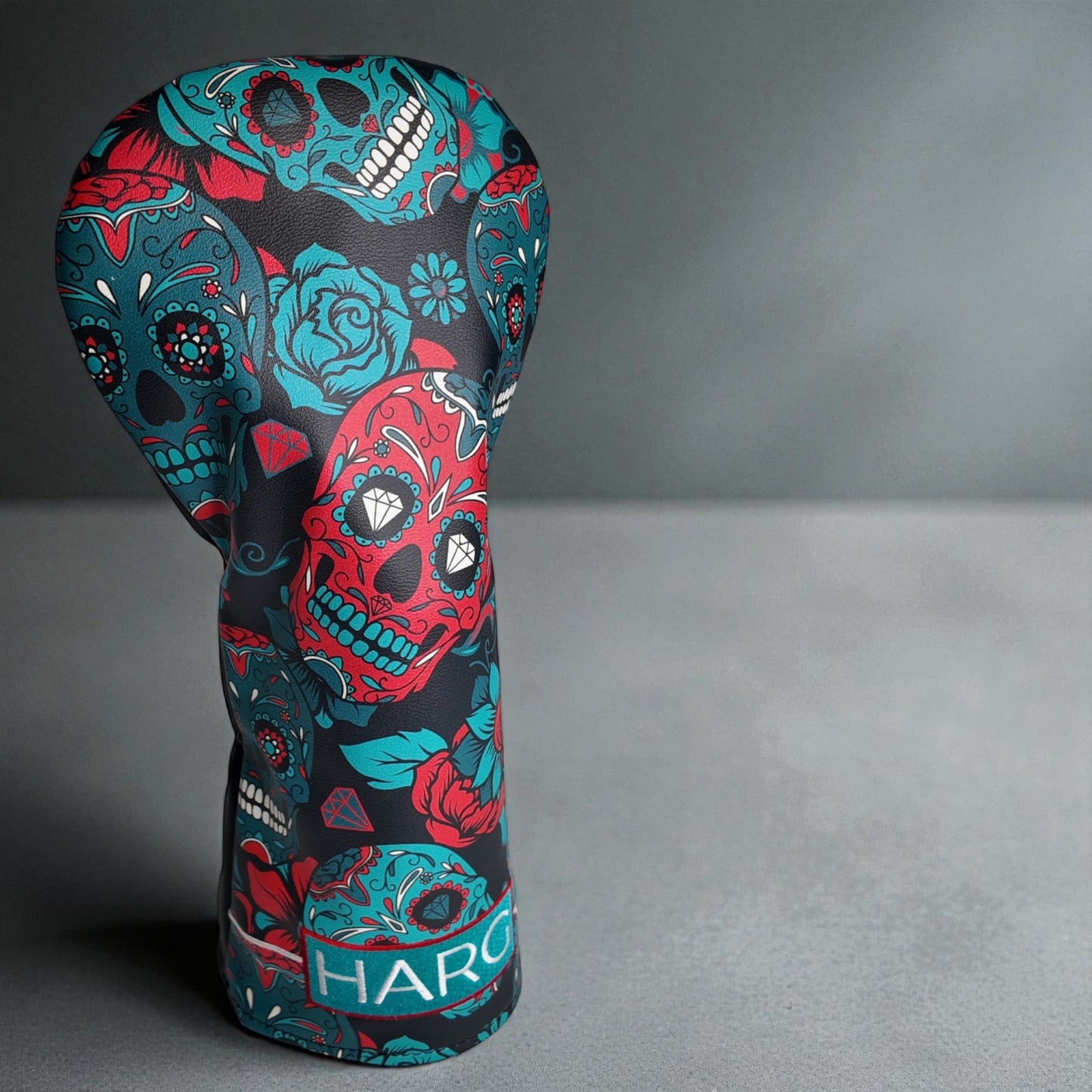 Premium Driver Headcover - Blue Sugar Skulls - HARG Golf