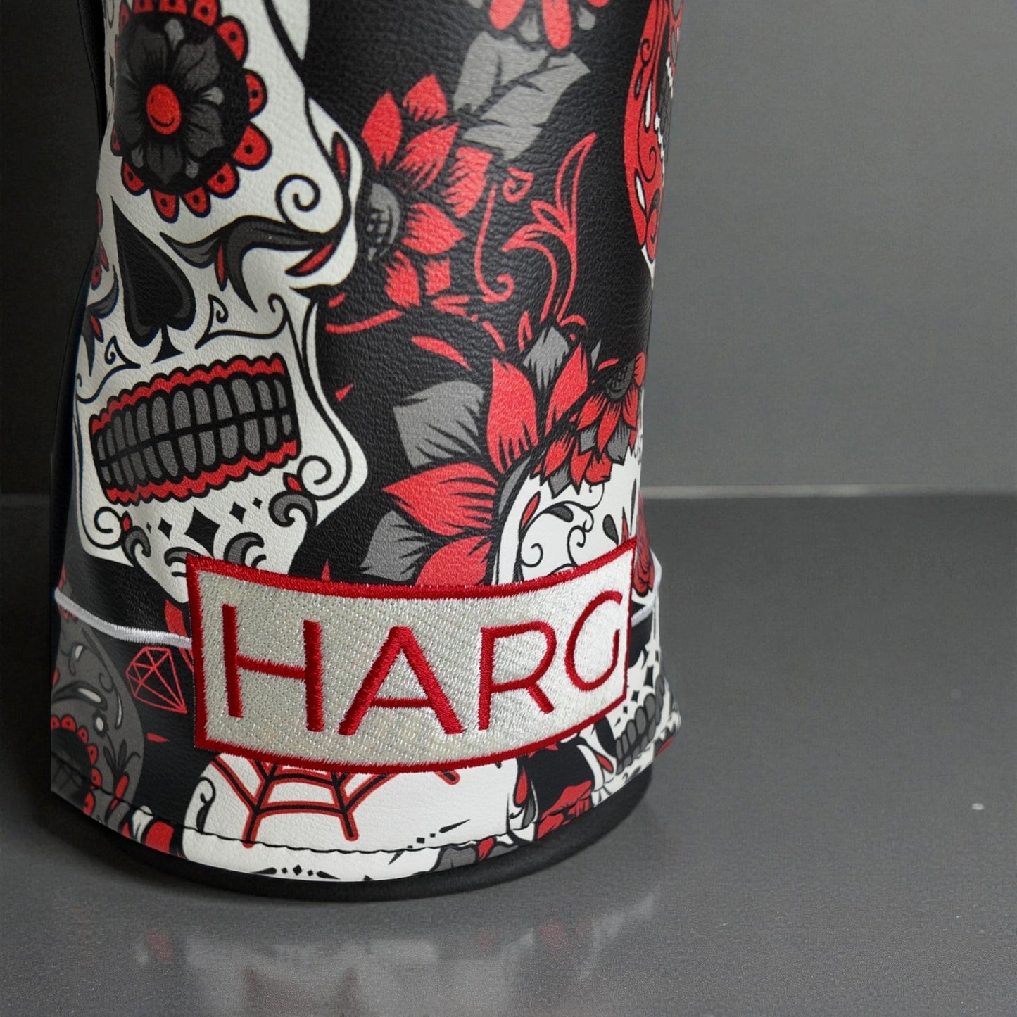 Premium Driver Headcover - Red Sugar Skulls - HARG Golf