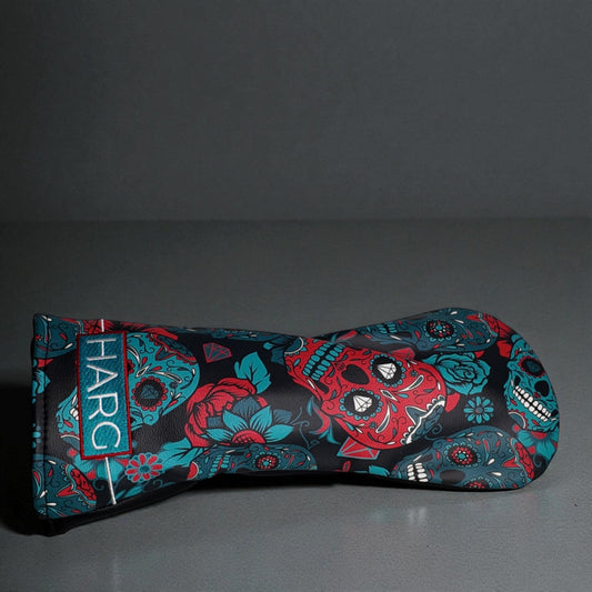 Premium Fairway Wood Headcover - Blue Sugar Skulls - HARG Golf