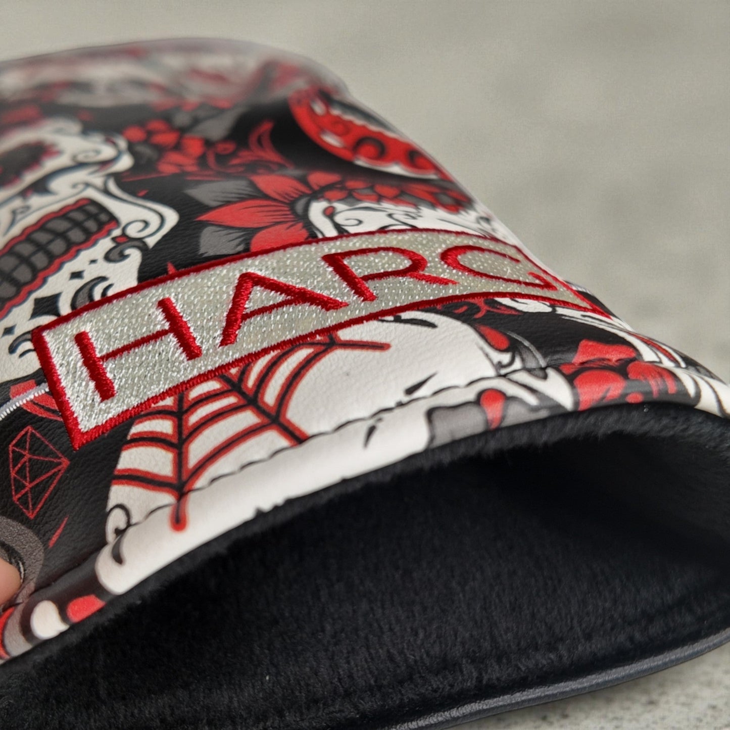 Premium Fairway Wood Headcover - Red Sugar Skulls - HARG Golf