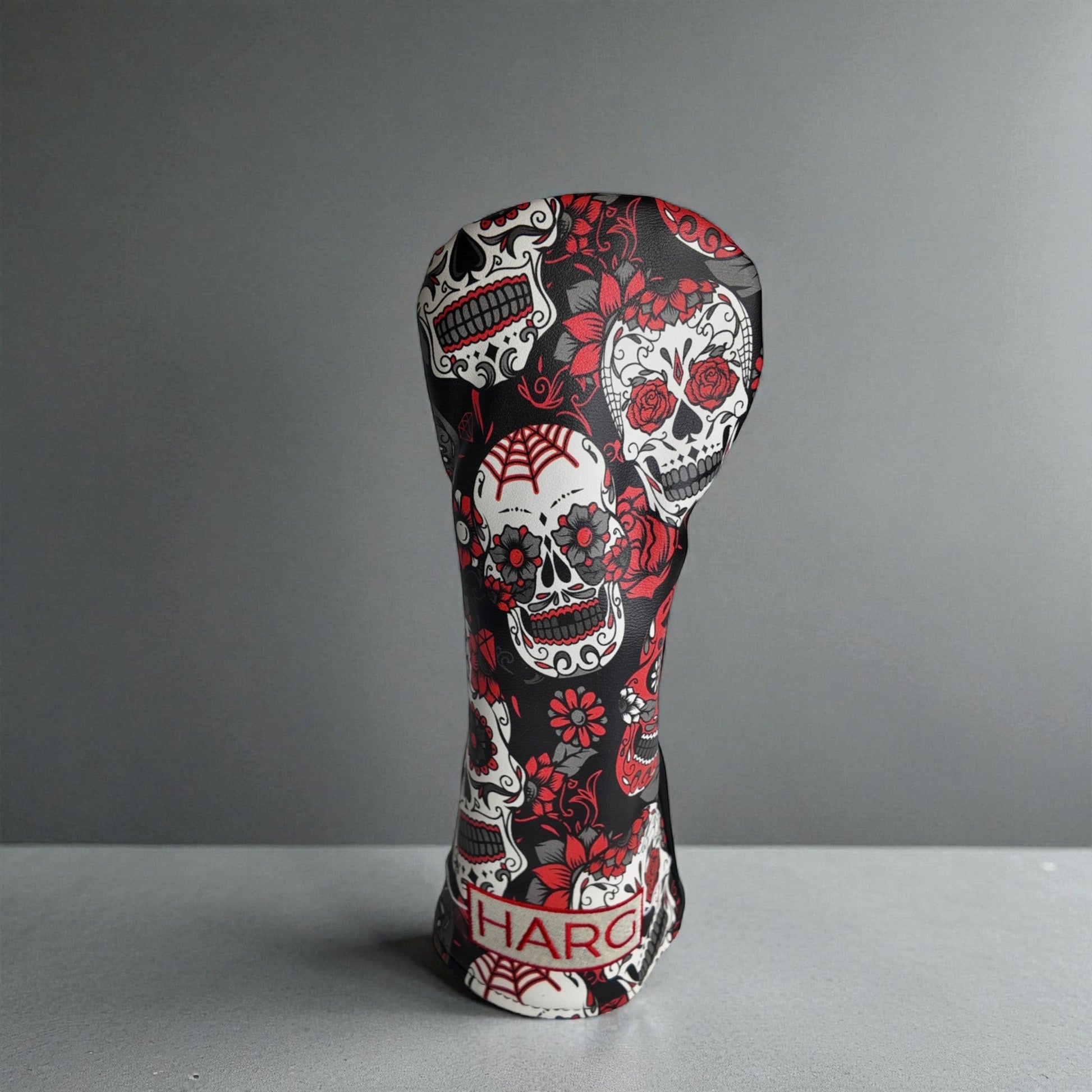 Premium Fairway Wood Headcover - Red Sugar Skulls - HARG Golf
