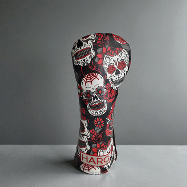 Premium Fairway Wood Headcover - Red Sugar Skulls - HARG Golf