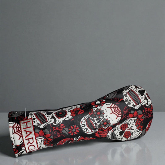 Premium Fairway Wood Headcover - Red Sugar Skulls - HARG Golf