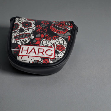 Premium Mallet Headcover - Red Sugar Skulls - HARG Golf