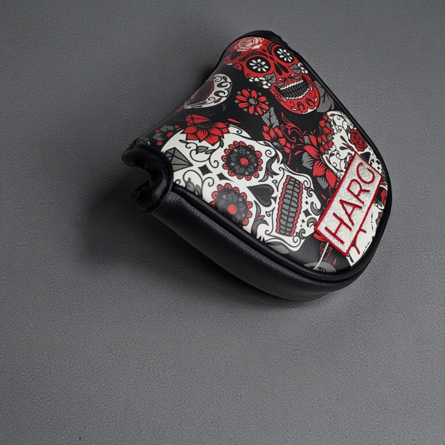 Premium Mallet Headcover - Red Sugar Skulls - HARG Golf