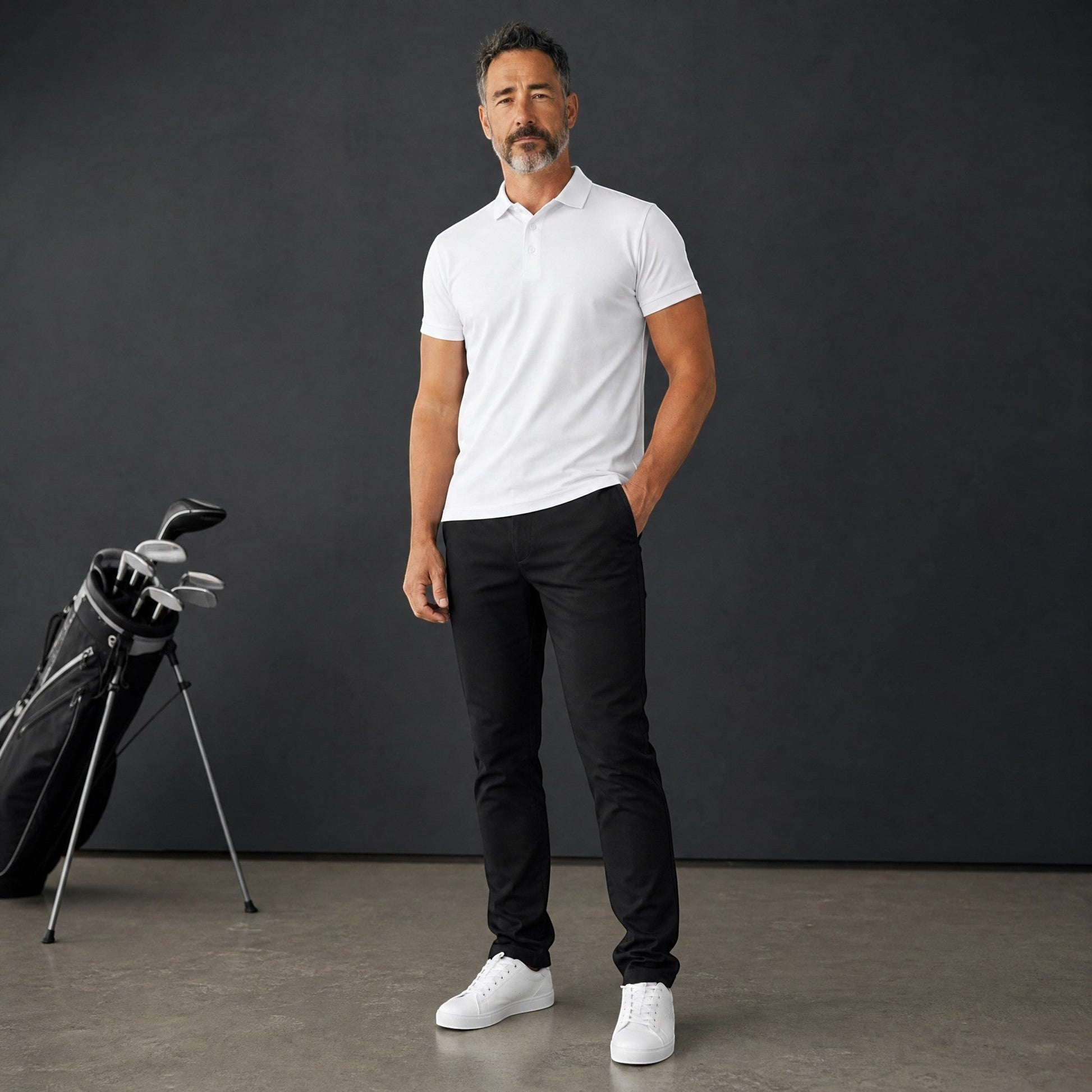ProDrive SF Golf Trousers - Midnight Black - HARG Golf