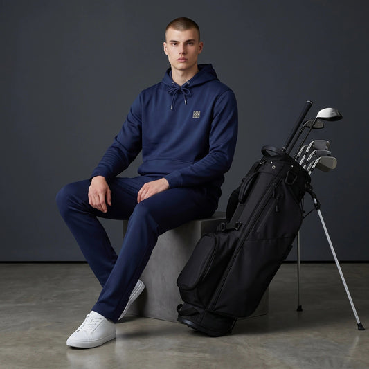 SportFit Golf Hoodie - Deep Navy - HARG Golf