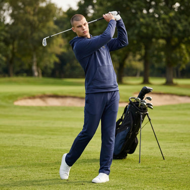 SportFit Golf Hoodie - Deep Navy - HARG Golf