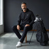 SportFit Golf Hoodie - Midnight Black - HARG Golf