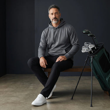 SportFit Golf Hoodie - Steel Grey - HARG Golf